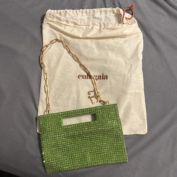 Cult Gaia Green Beaded Shoulder Bag - Picture 6 of 11